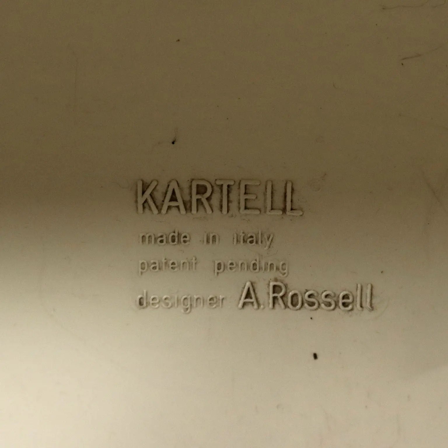 Vintage Coffee Table Kartell Design Alberto Rosselli 60s-70s