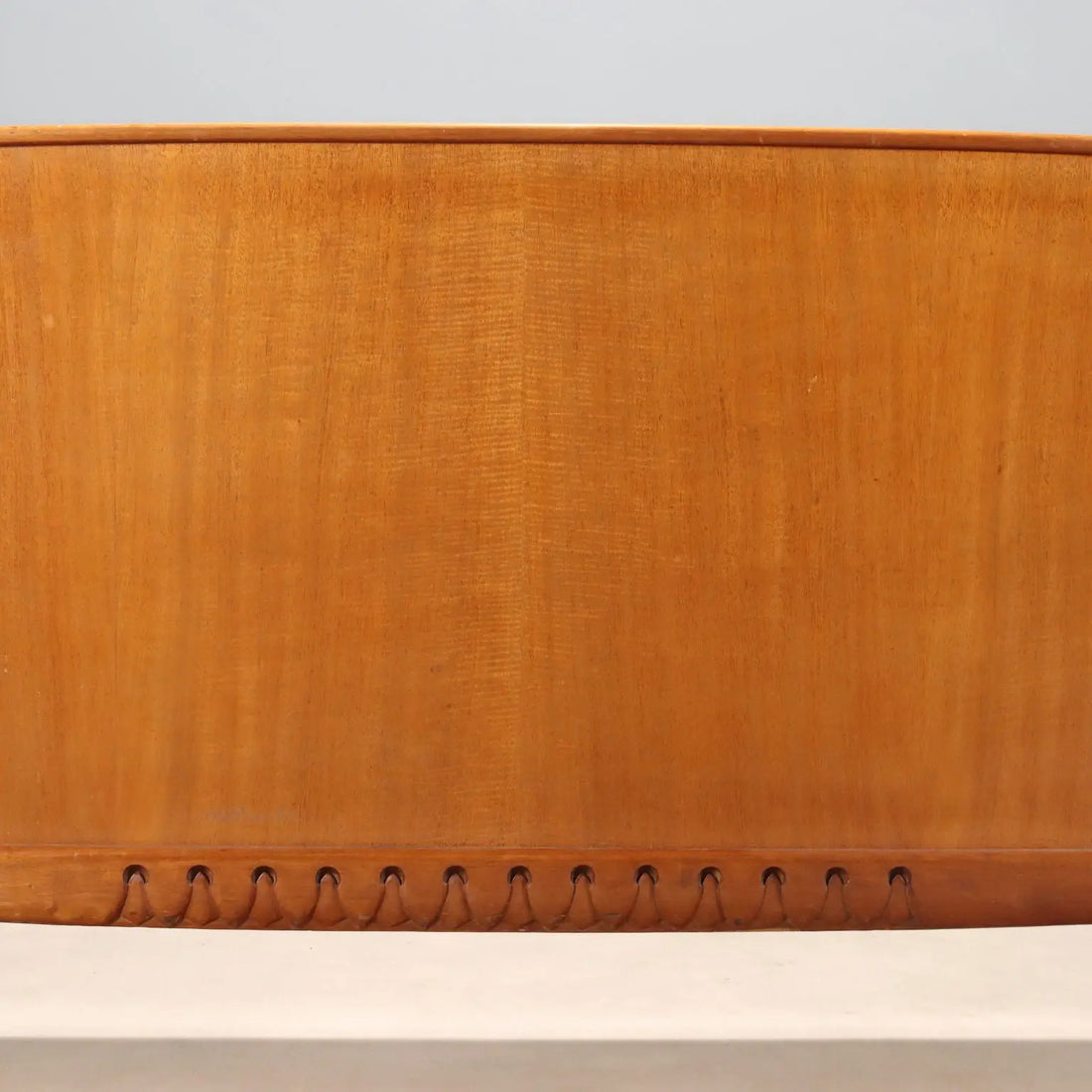 Vintage Double Bed Mahogany Veneer Design Italy 1950s | Modernism | Complements