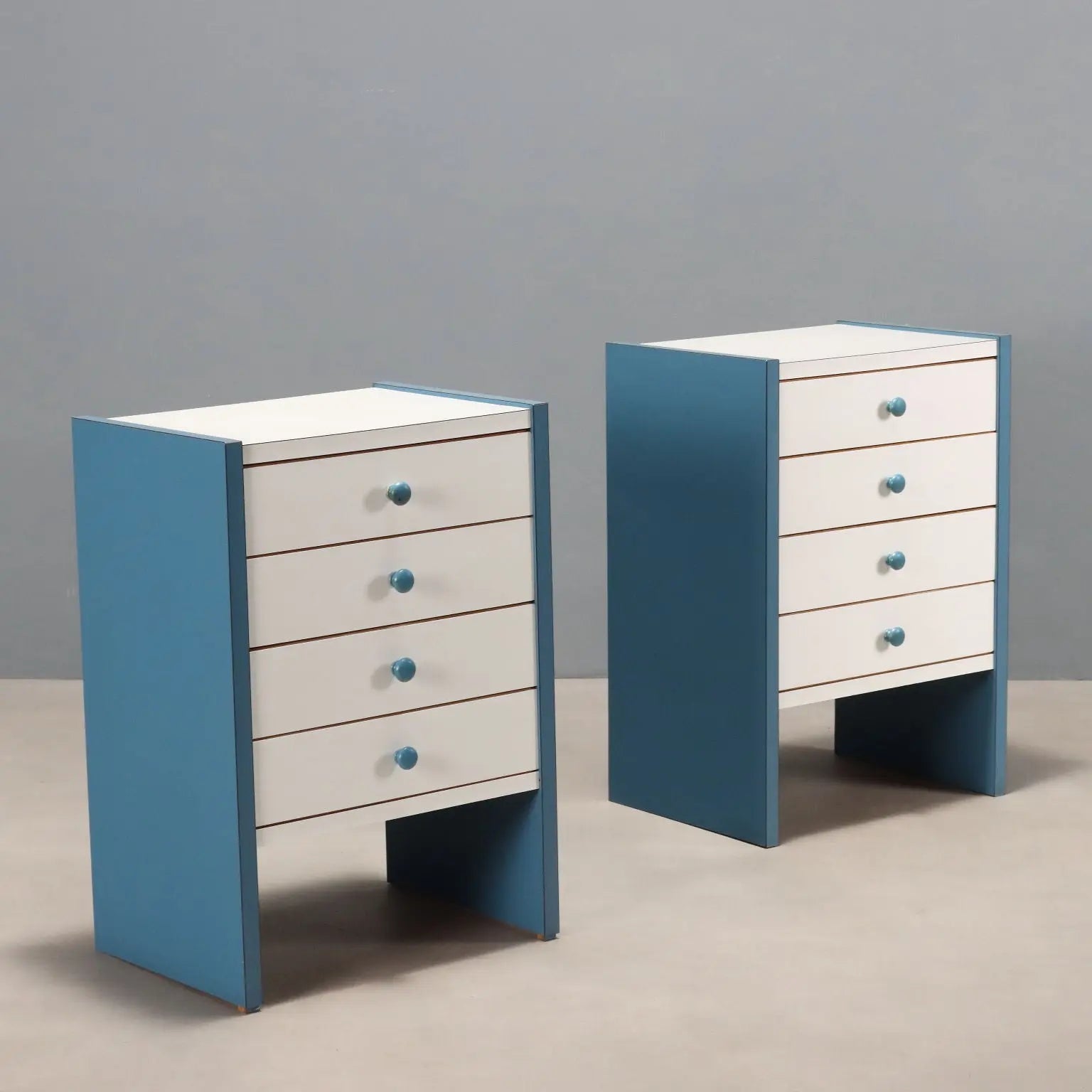 Vintage Nightstands Wood Design Italy 1970s | Modernism | Complements