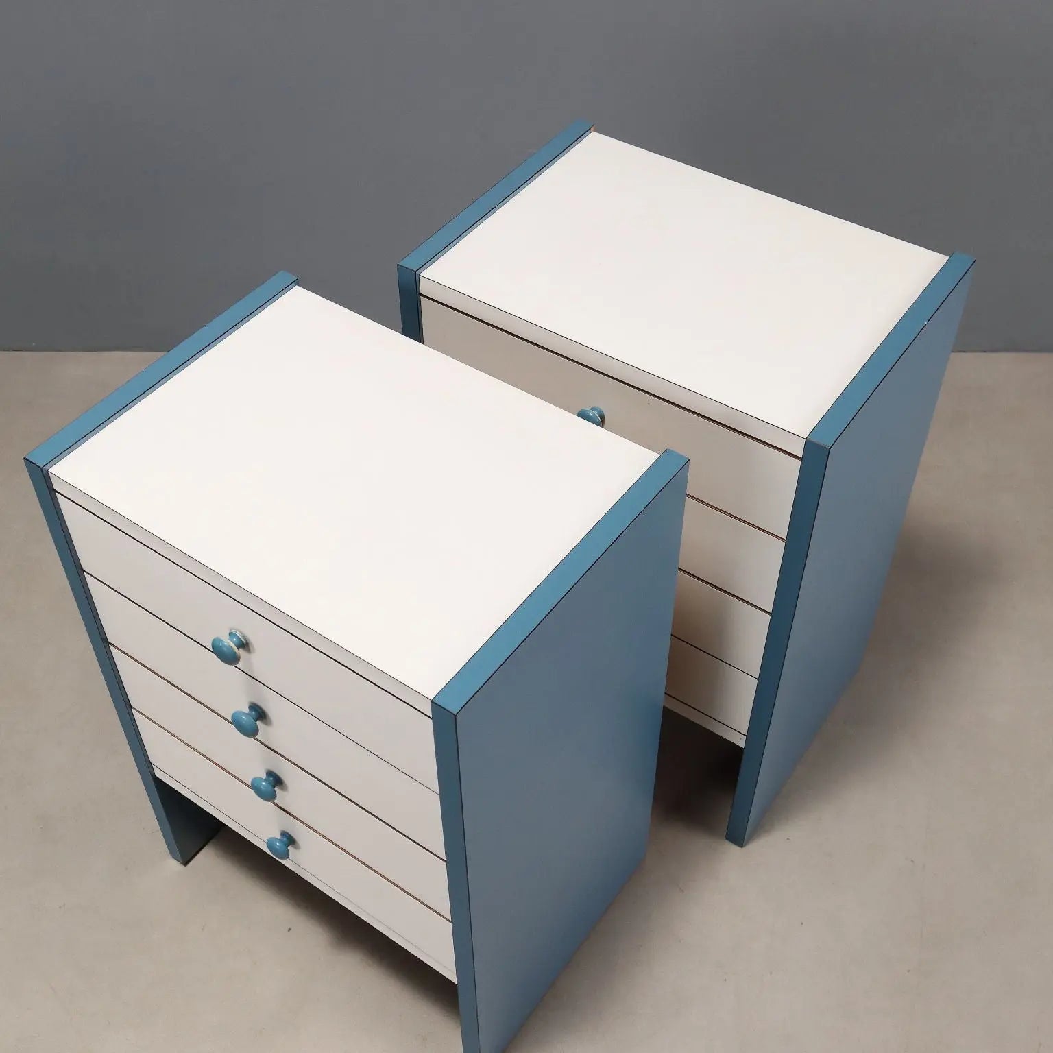 Vintage Nightstands Wood Design Italy 1970s | Modernism | Complements