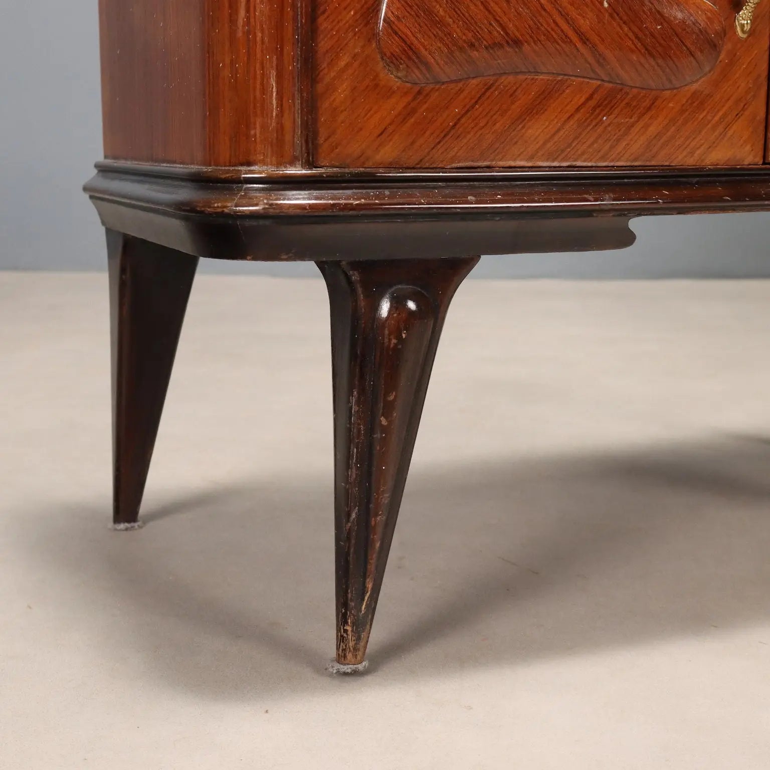 Vintage Nightstands Exotic Wood Veneer Design Italy 1950s | Modernism | Complements