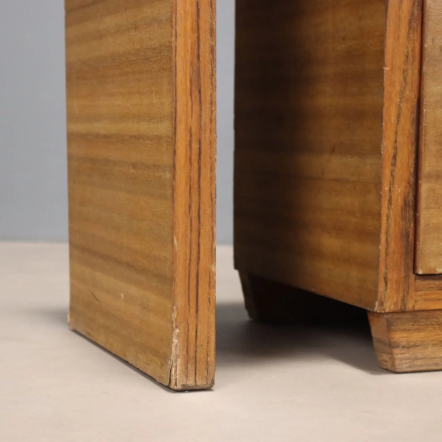 Art Deco Nightstand in Exotic Wood, 1930s-1940s