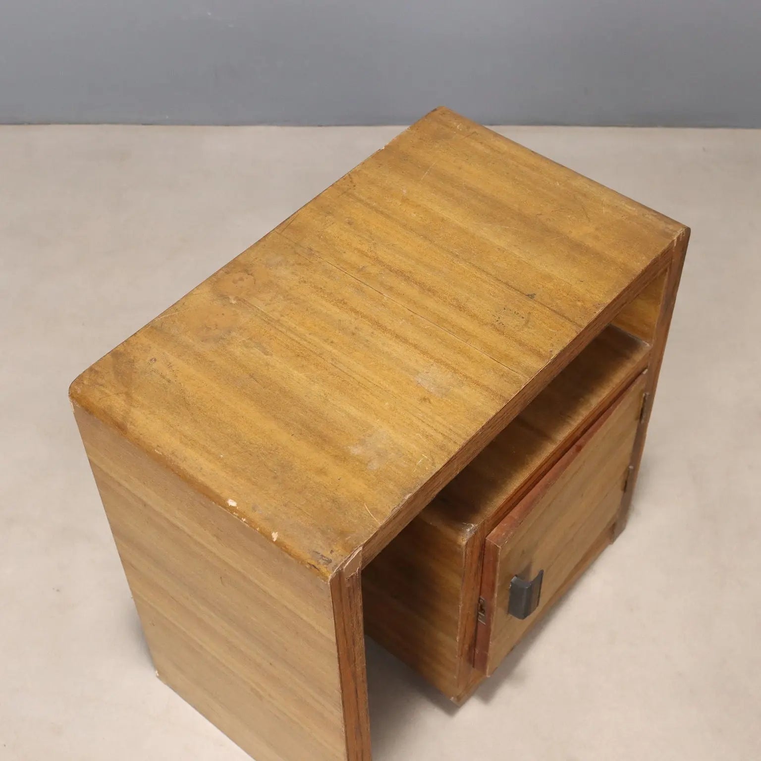 Art Deco Nightstand in Exotic Wood, 1930s-1940s