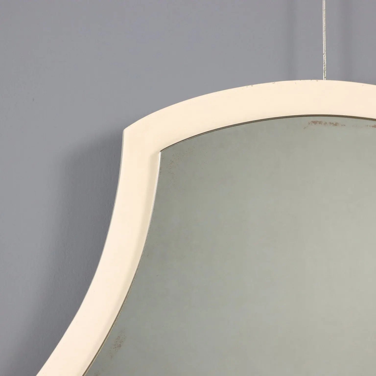 Vintage Style Lacquered Wood Mirror