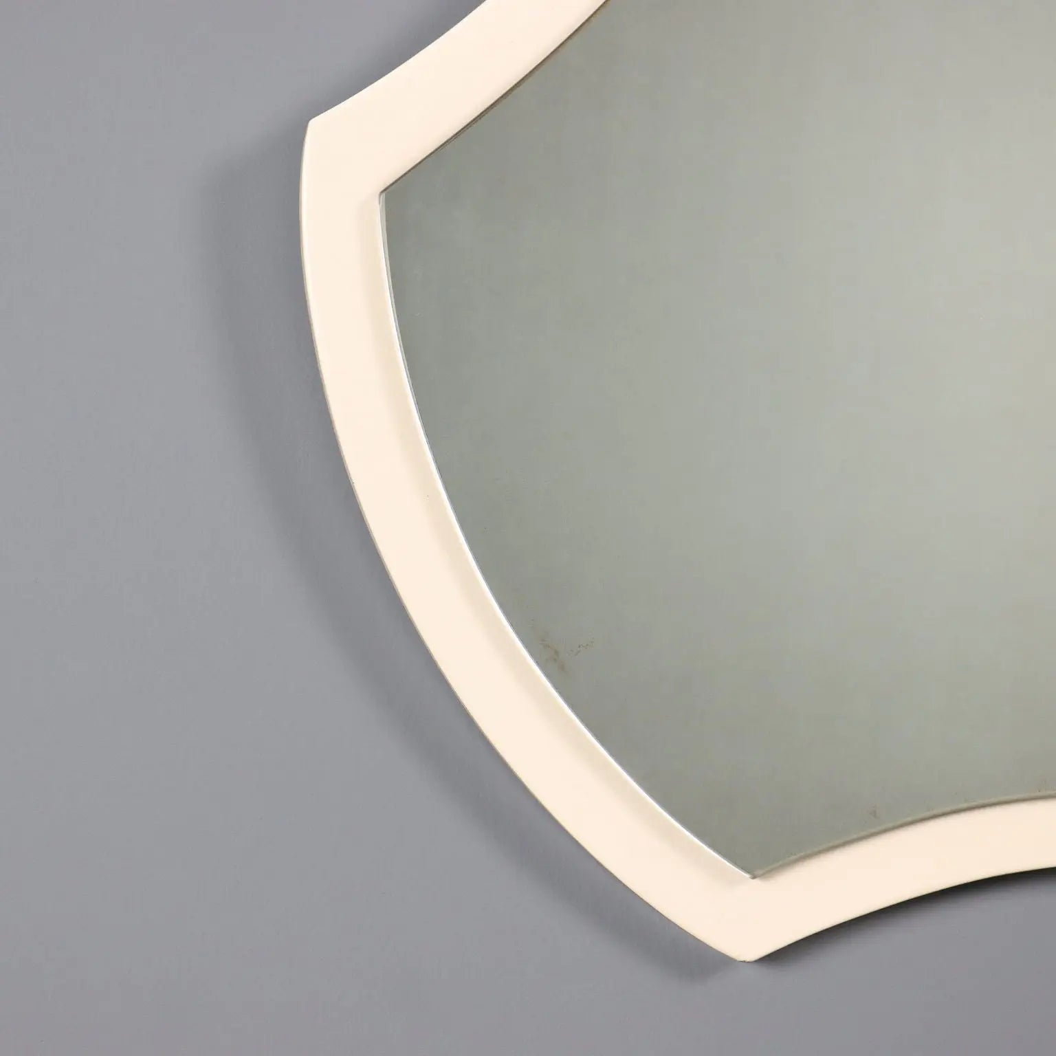 Vintage Style Lacquered Wood Mirror