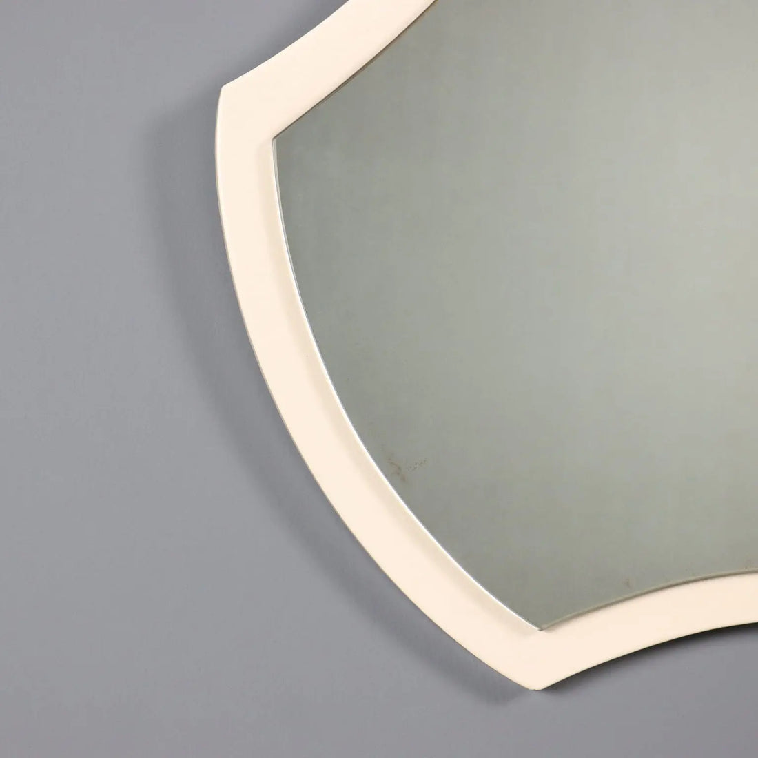 Vintage Style Lacquered Wood Mirror
