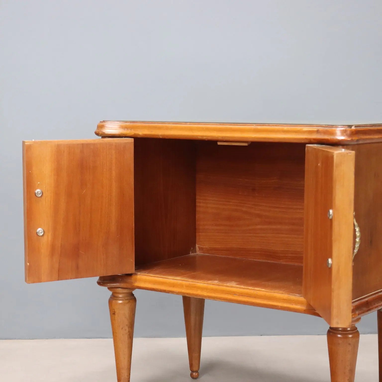 1950s Walnut and Mahogany Bedside Tables