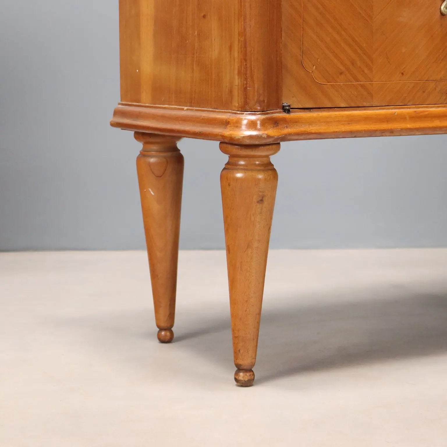 1950s Walnut and Mahogany Bedside Tables