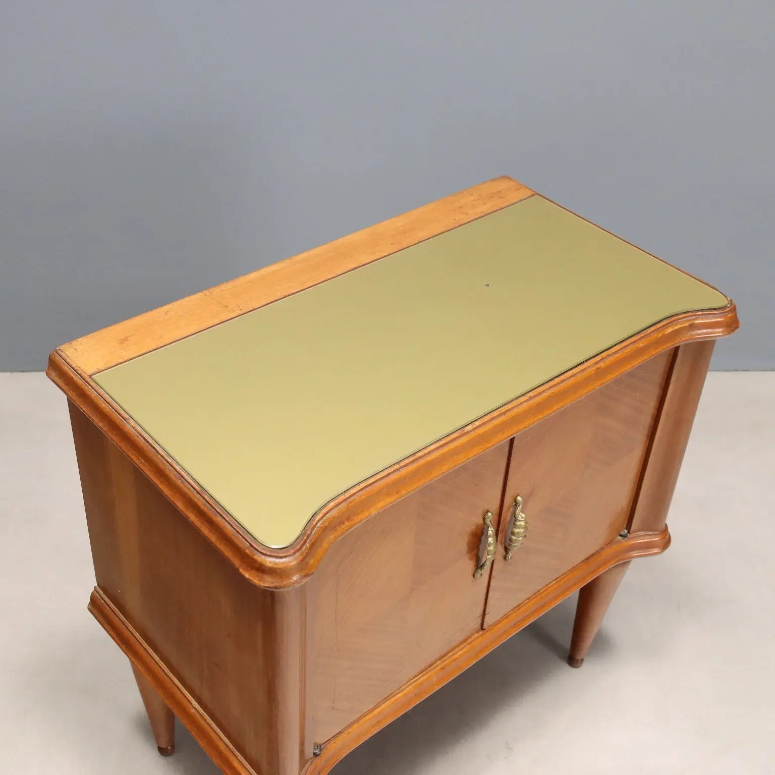 1950s Walnut and Mahogany Bedside Tables