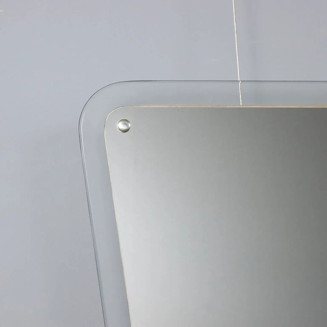 Vintage Wall Mirror Glass Design Italy 1960s