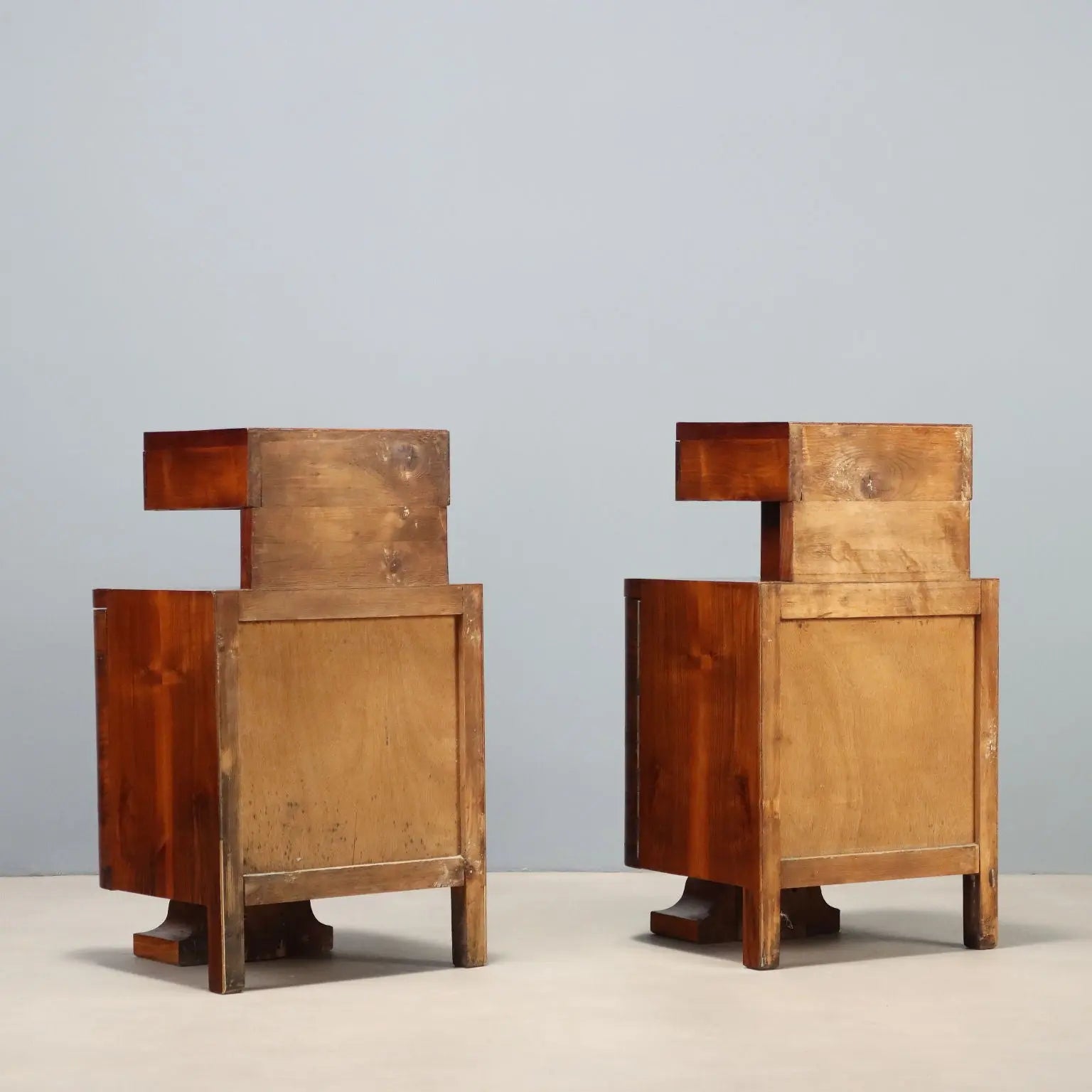 Restored 1920s-1930s Exotic Wood Nightstands