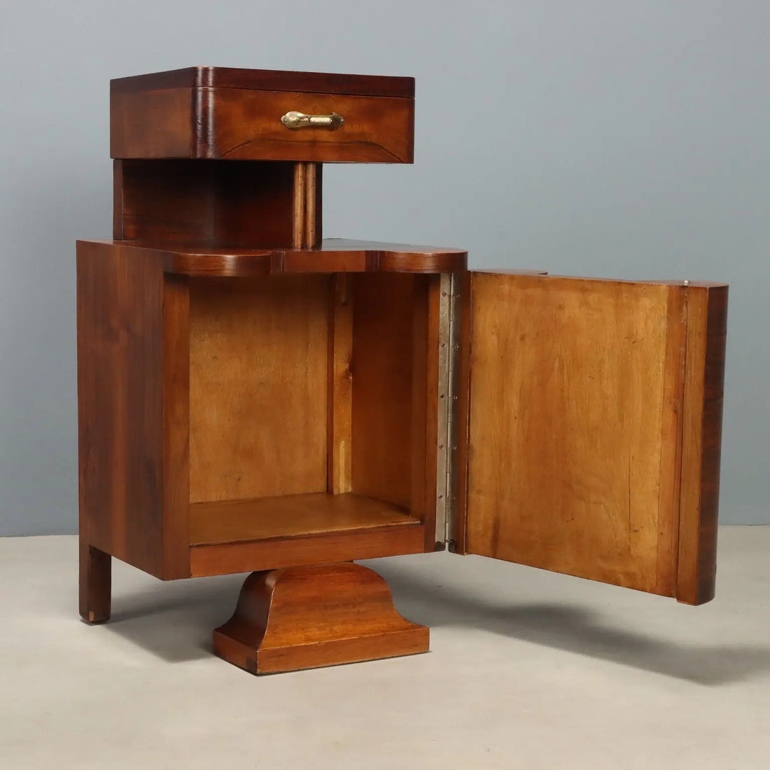 Restored 1920s-1930s Exotic Wood Nightstands