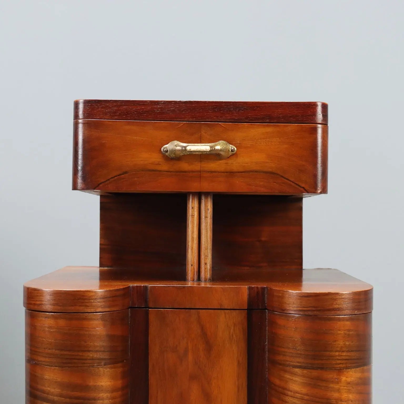 Restored 1920s-1930s Exotic Wood Nightstands