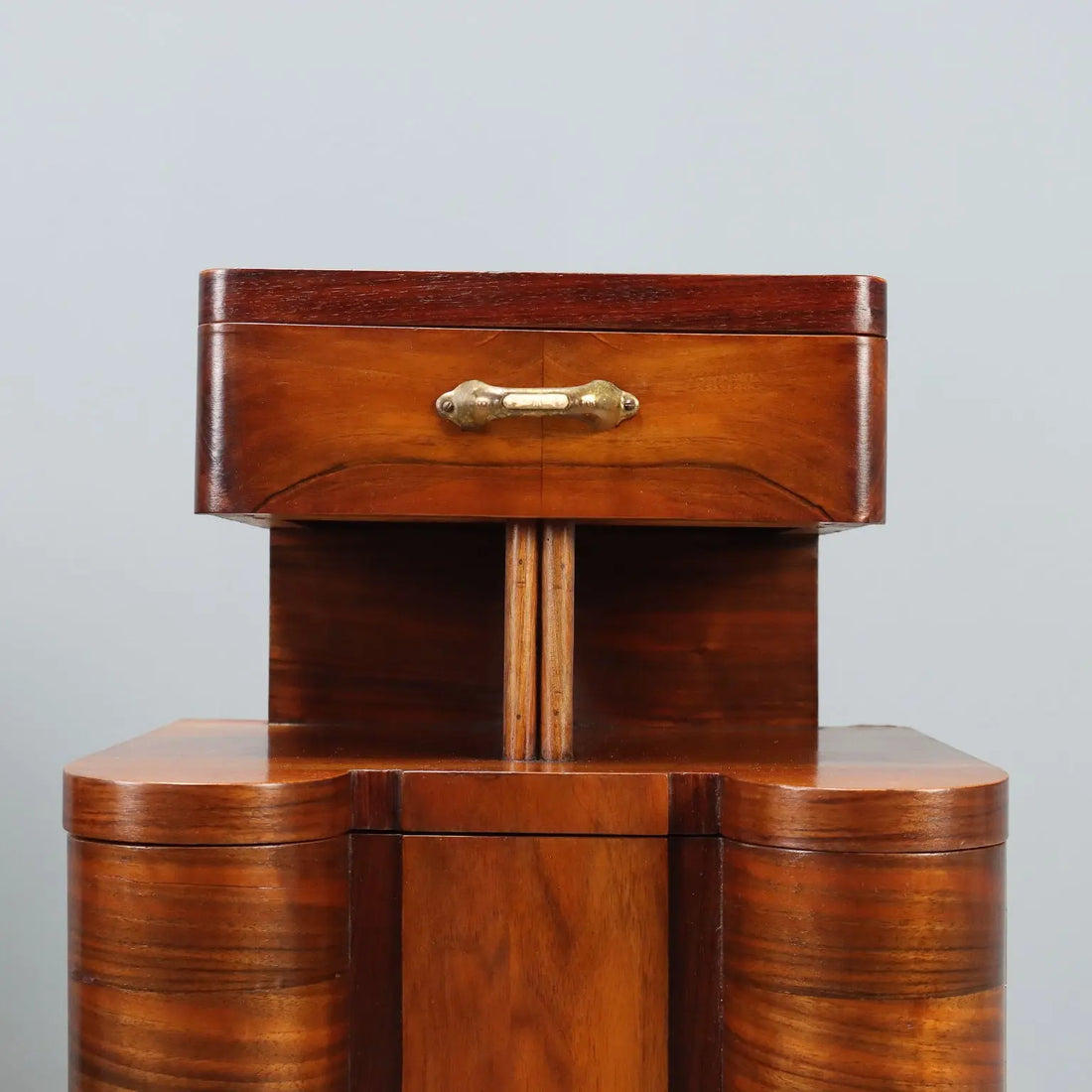 Restored 1920s-1930s Exotic Wood Nightstands