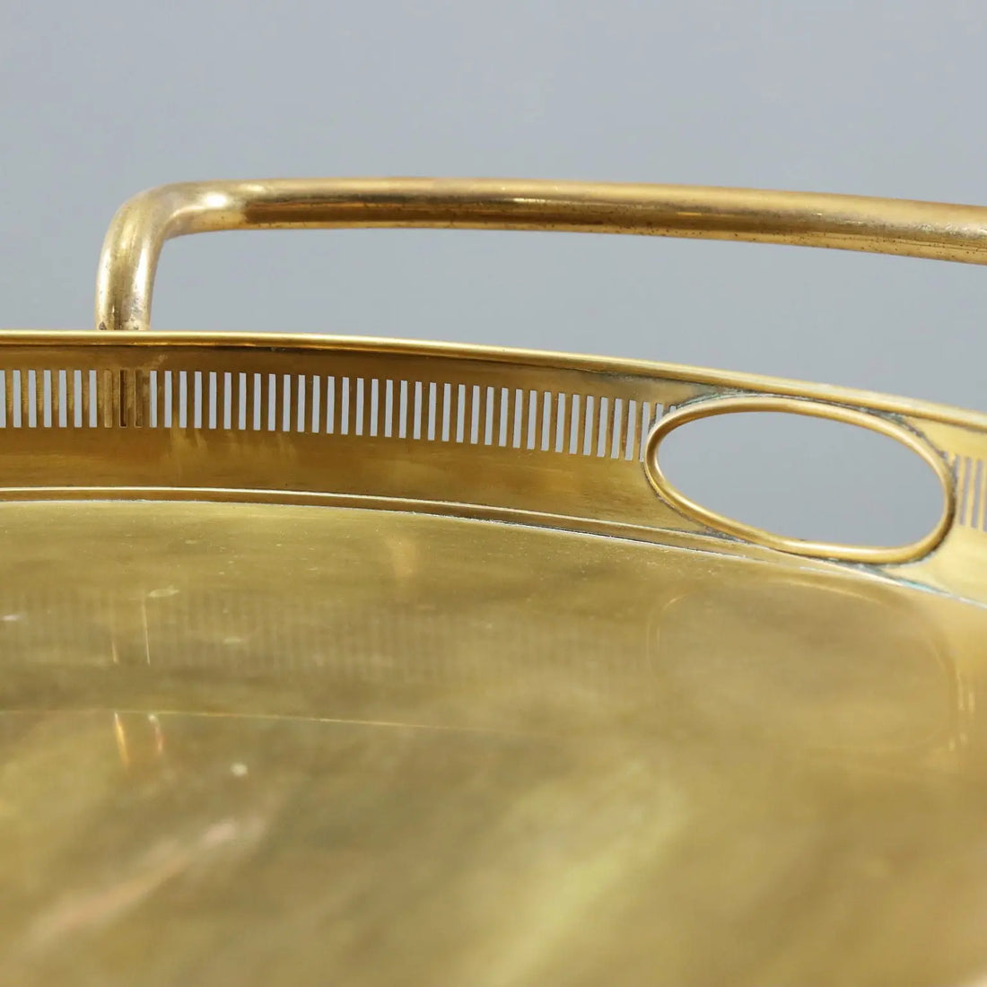 Vintage Kitchen Trolley Double Top Brass Design 1950s