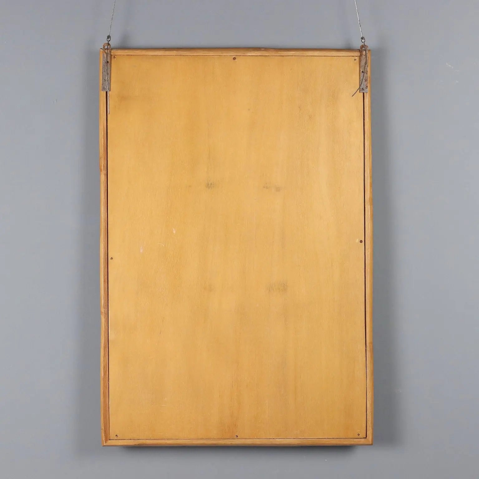 Vintage Mirror Bamboo Frame Design Italy 1980s