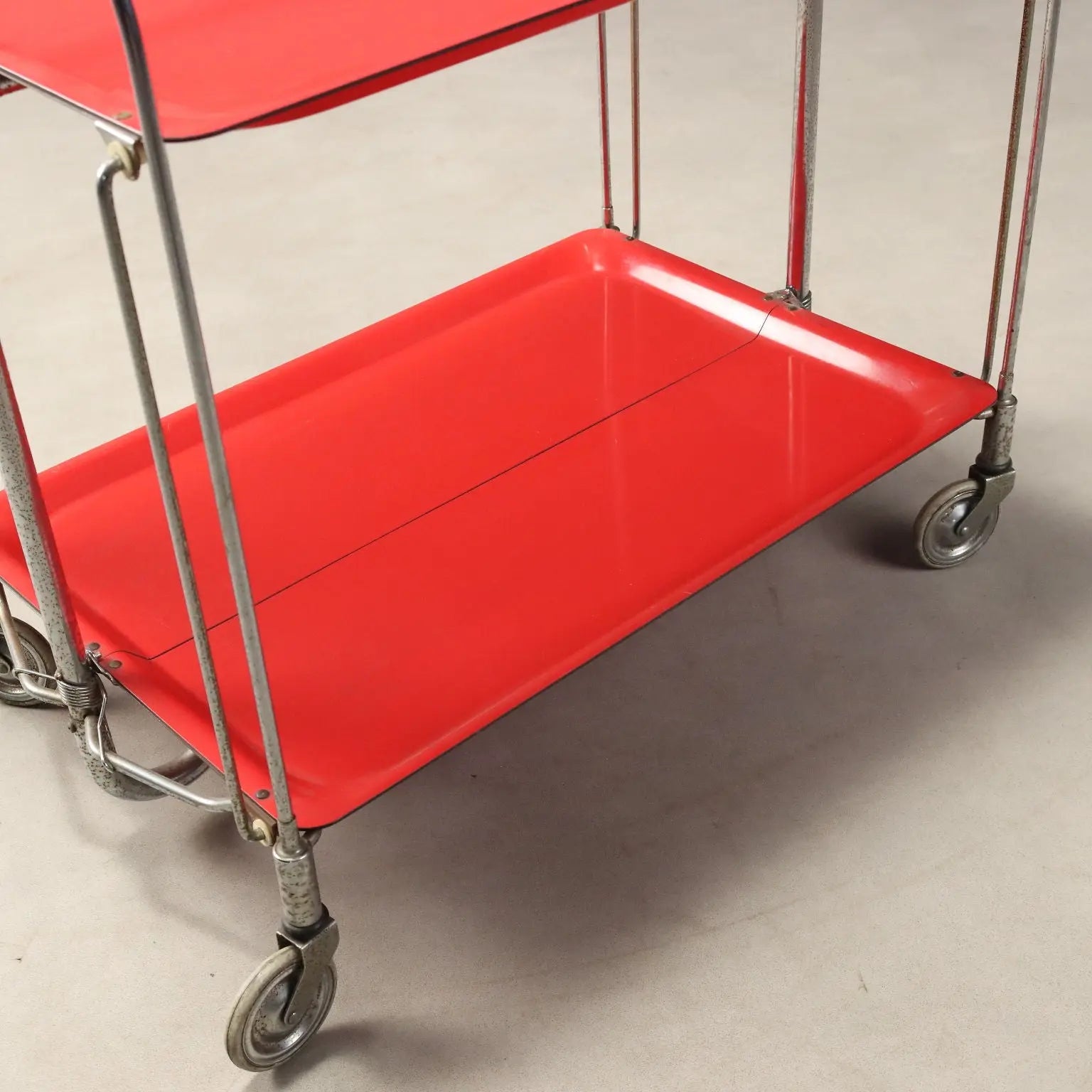 Vintage Dinette Kitchen Cart Plastic Bremshey Germany 1960s