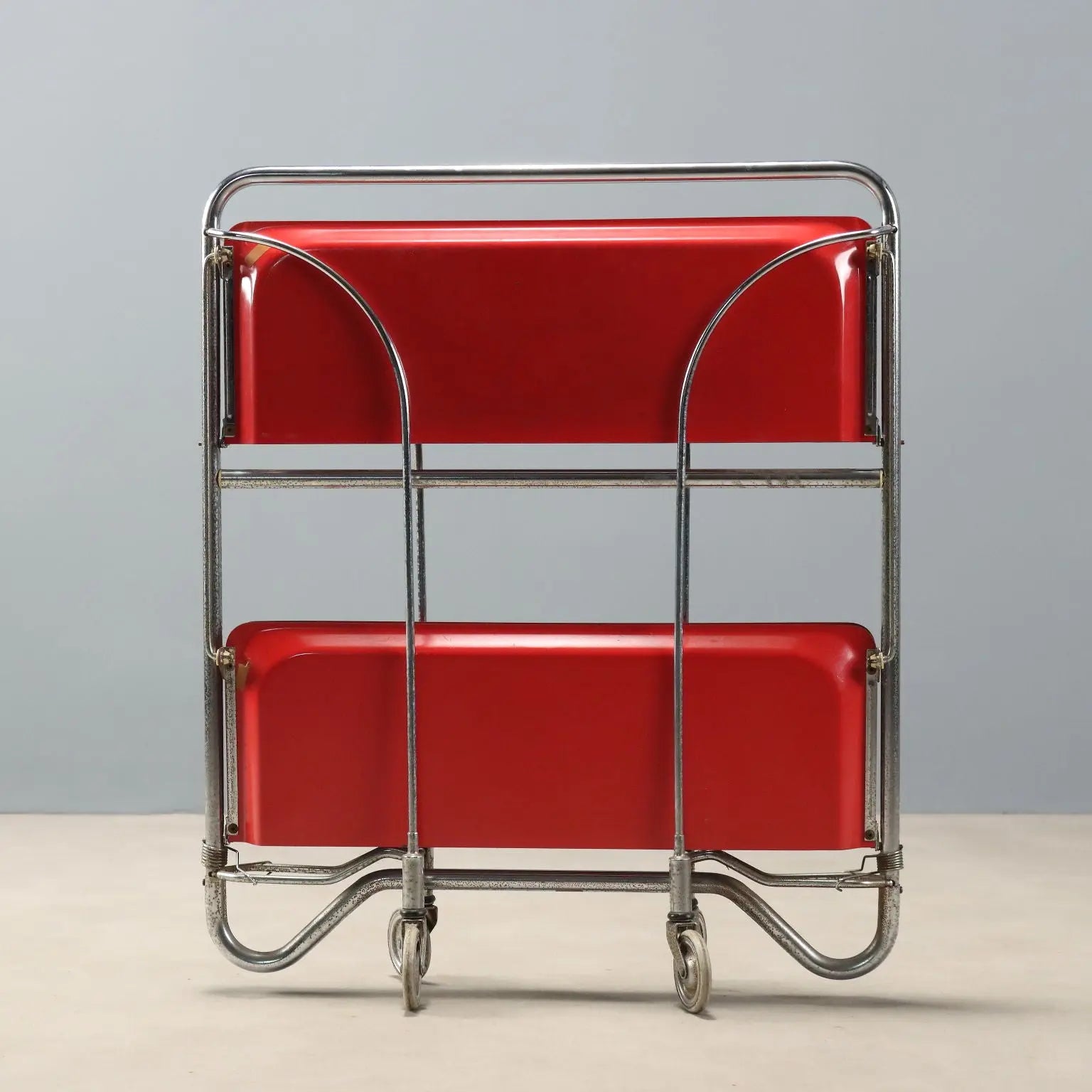 Vintage Dinette Kitchen Cart Plastic Bremshey Germany 1960s