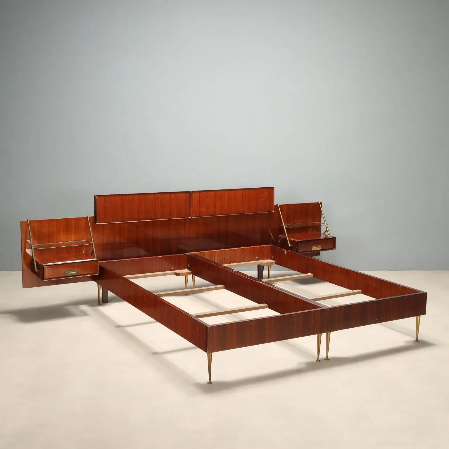 1960s Double Bed by Silvio Cavatorta