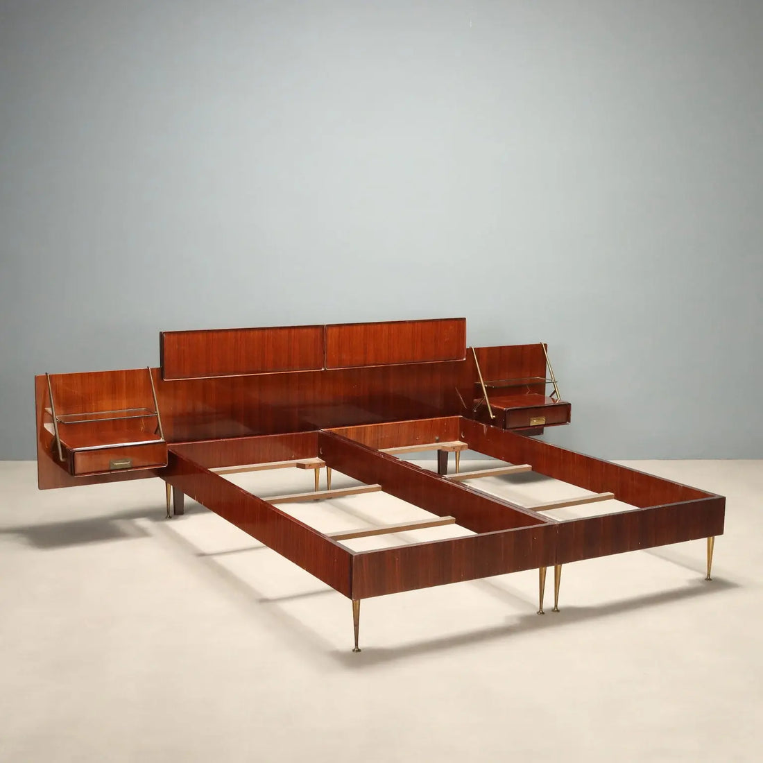 1960s Double Bed by Silvio Cavatorta