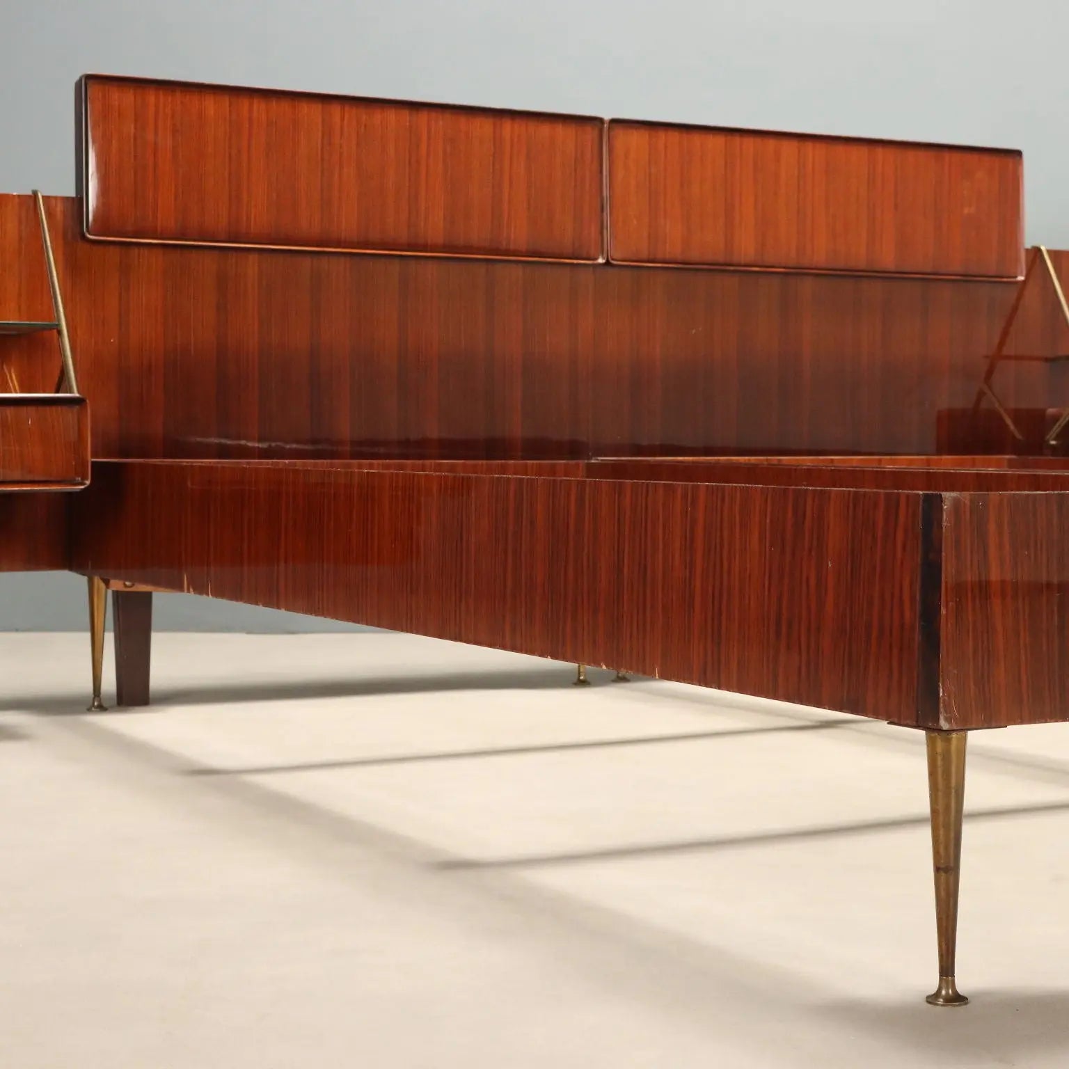 1960s Double Bed by Silvio Cavatorta