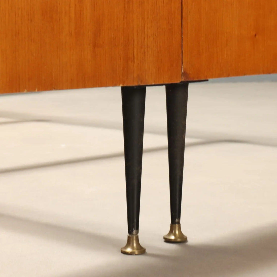 1960s Teak Double Bed by Silvio Cavatorta