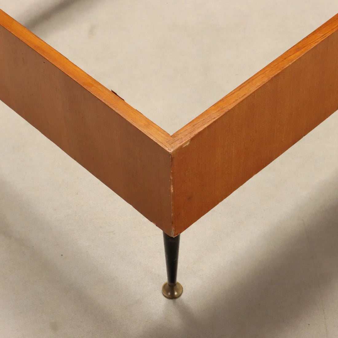 1960s Teak Double Bed by Silvio Cavatorta