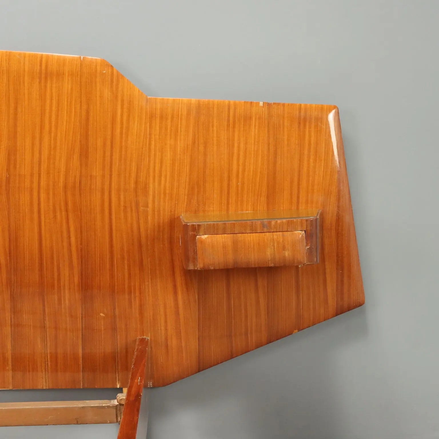 1950s Mahogany Double Bed with Nightstands