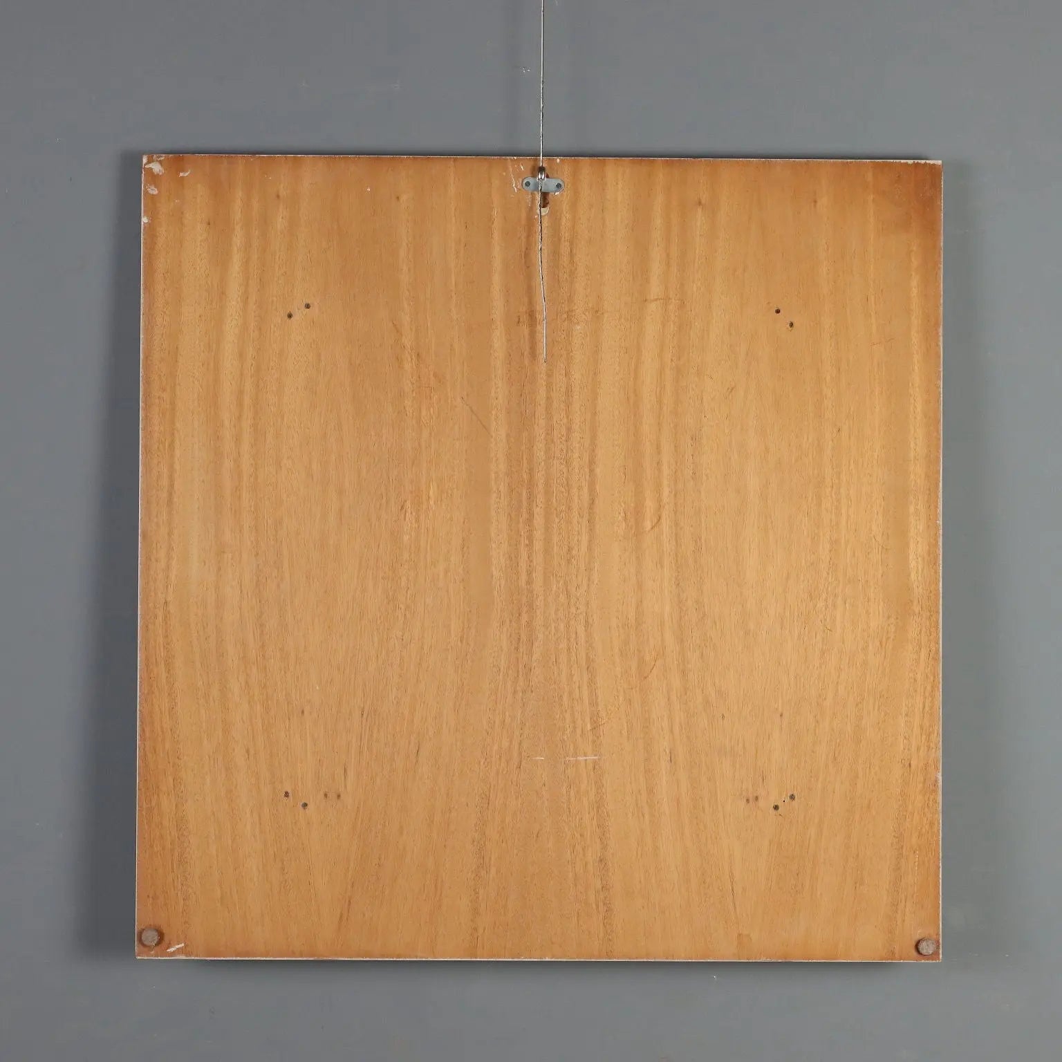 Vintage Wall Mirror Lacquered Wood Design Italy 1970s