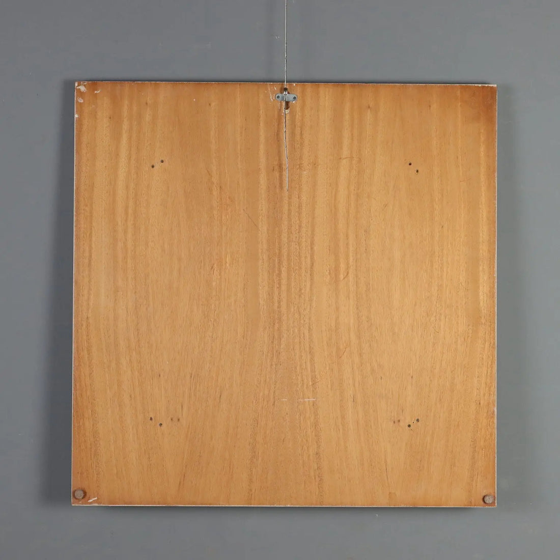 Vintage Wall Mirror Lacquered Wood Design Italy 1970s