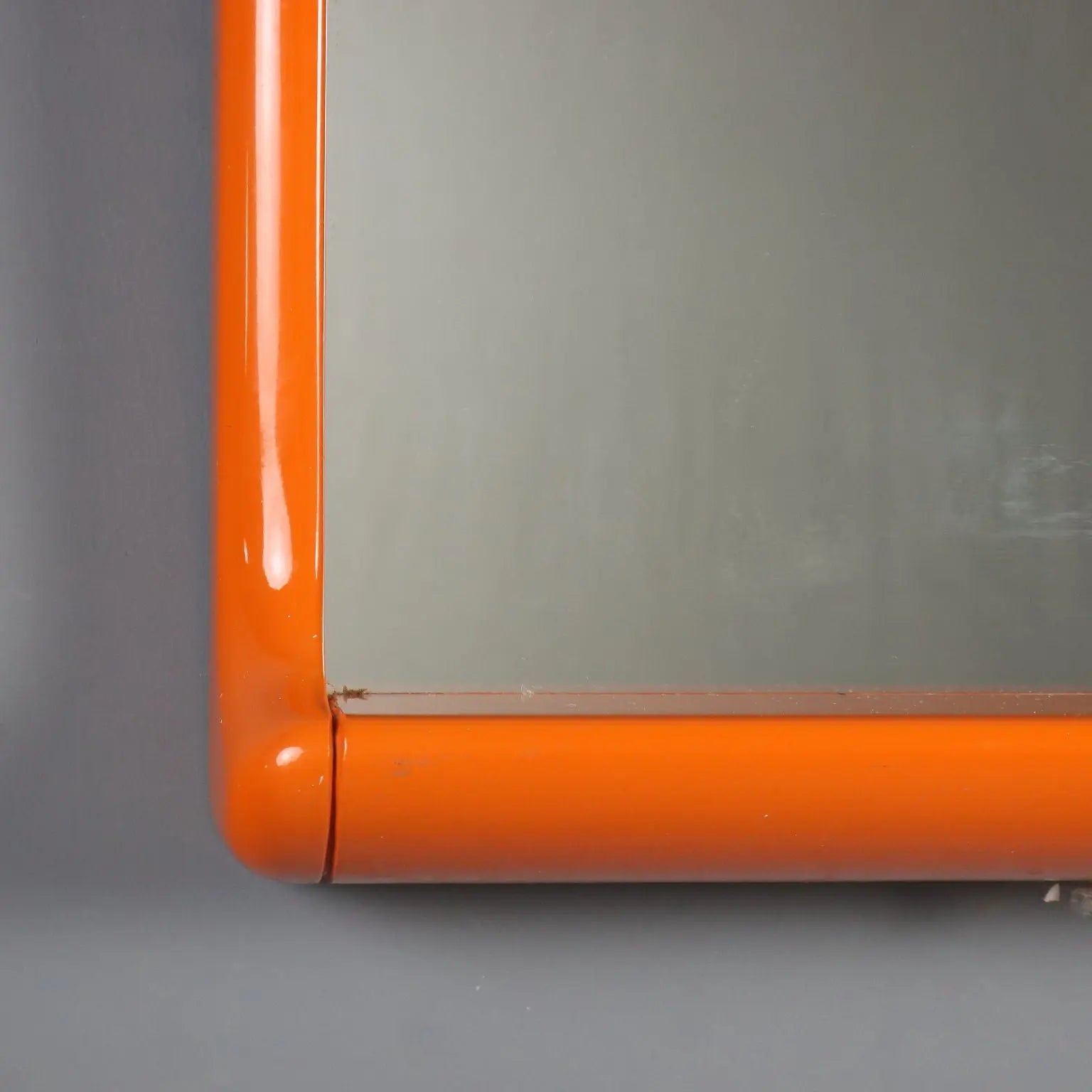 1970s Vintage Mirror with Aluminum Lights