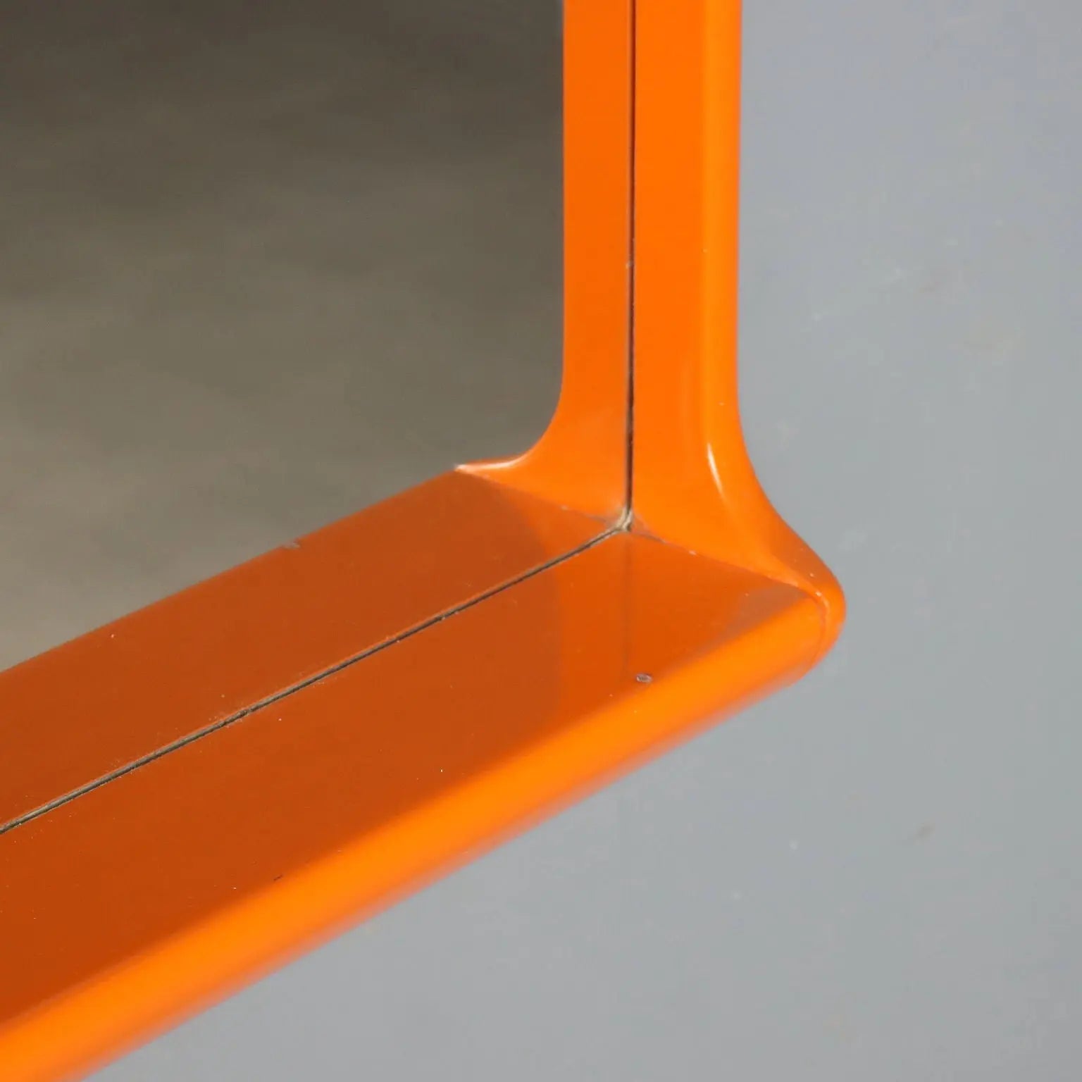 1970s Vintage Mirror with Aluminum Lights