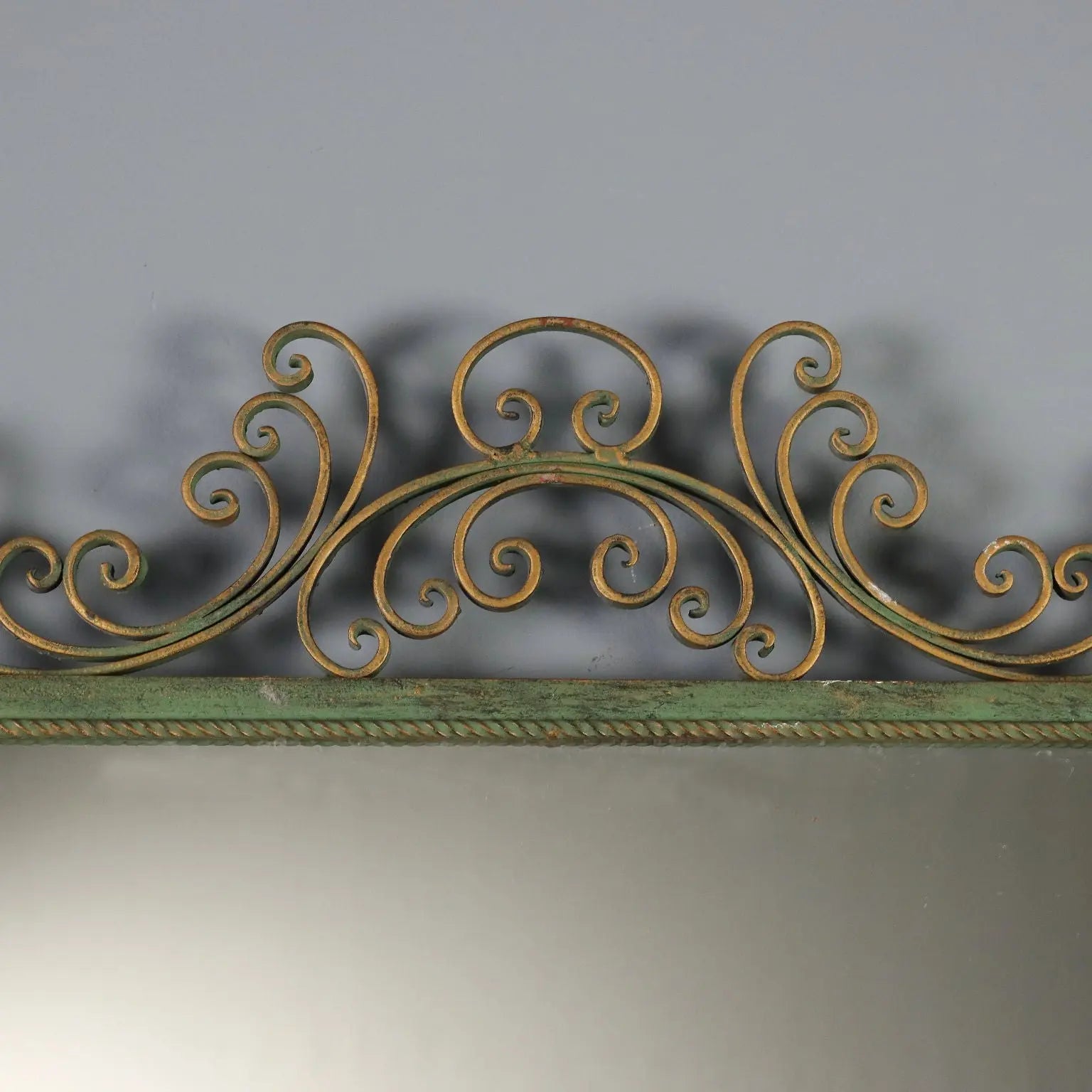 Wrought Iron Mirror from the 1980s