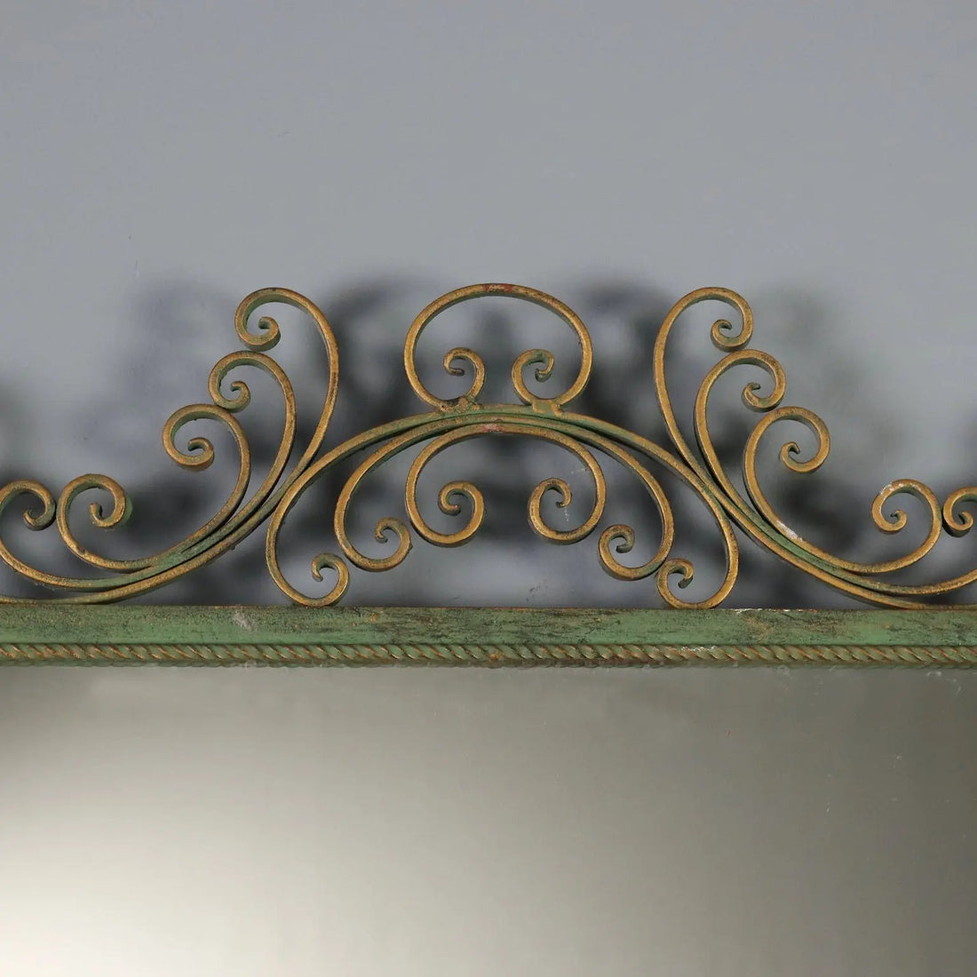 Wrought Iron Mirror from the 1980s