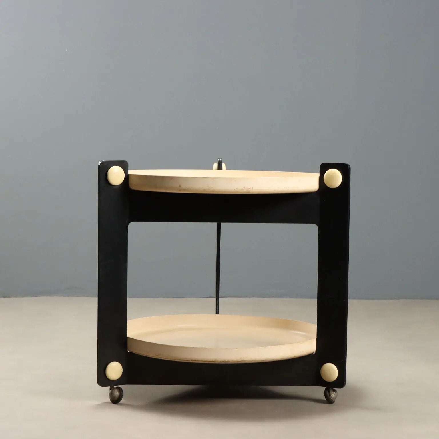 Vintage Kitchen Trolley Guzzini Design Luigi Massoni Italy 1970s