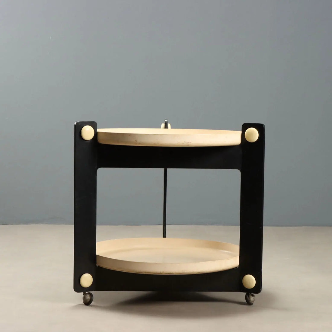 Vintage Kitchen Trolley Guzzini Design Luigi Massoni Italy 1970s