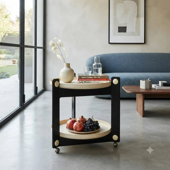 Vintage Kitchen Trolley Guzzini Design Luigi Massoni Italy 1970s