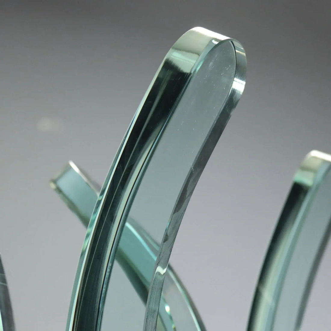 Vintage Coat Stand Fiam Plastic Glass Design Italy 1970s-1980s