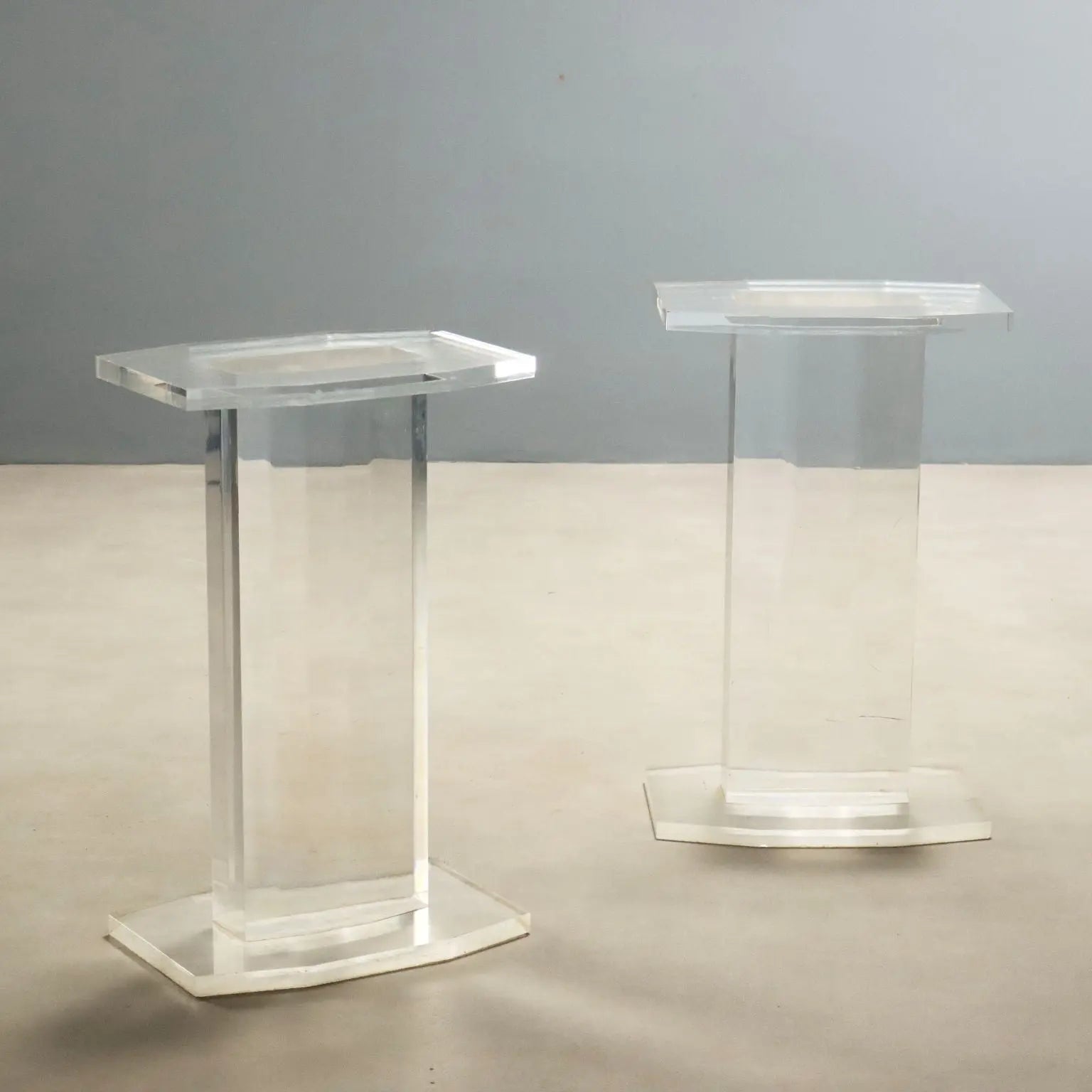 Plexiglas Columns from the 1980s