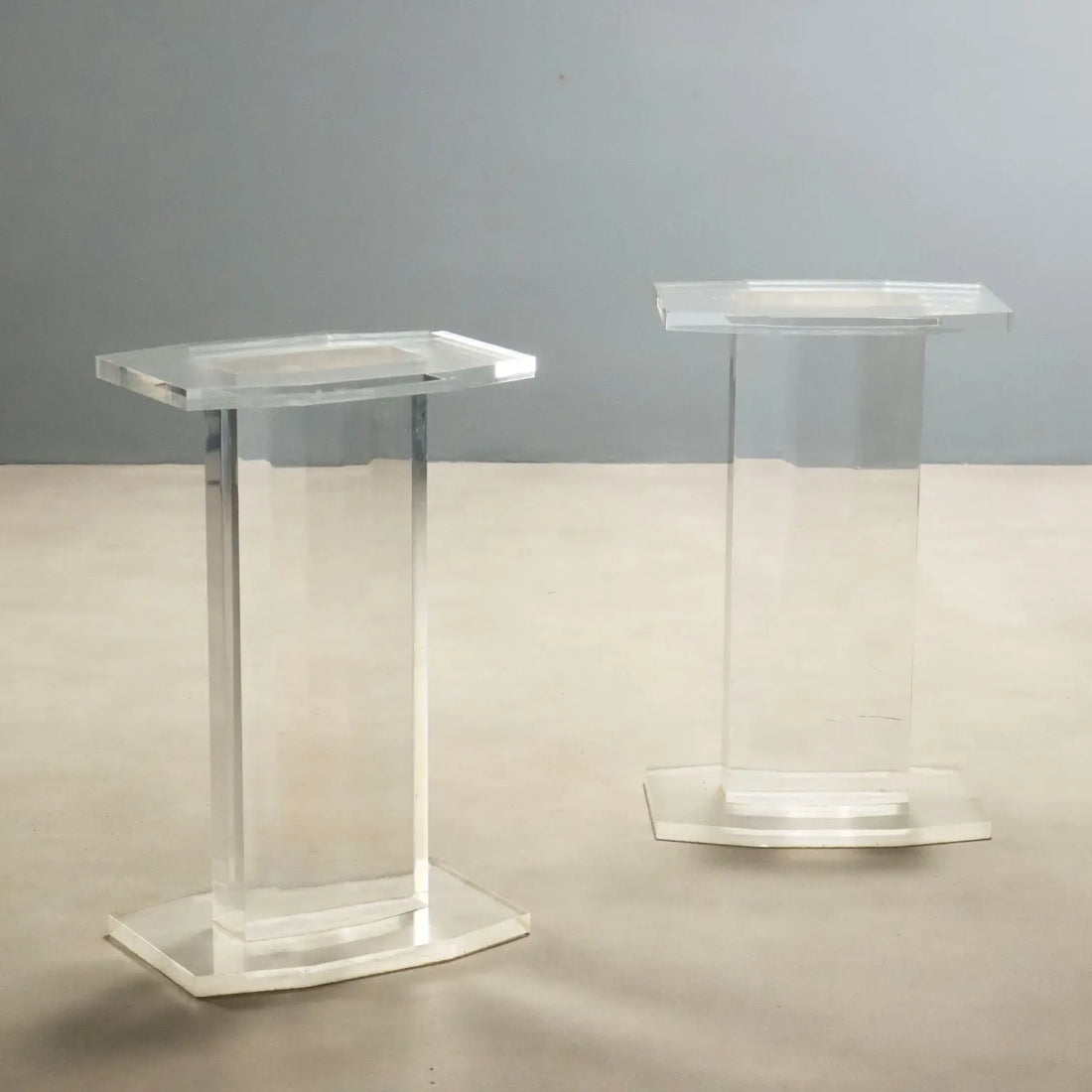 Plexiglas Columns from the 1980s