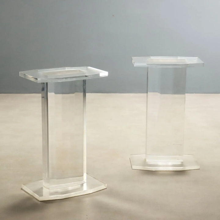 Plexiglas Columns from the 1980s