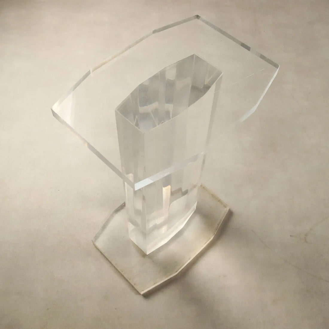 Plexiglas Columns from the 1980s