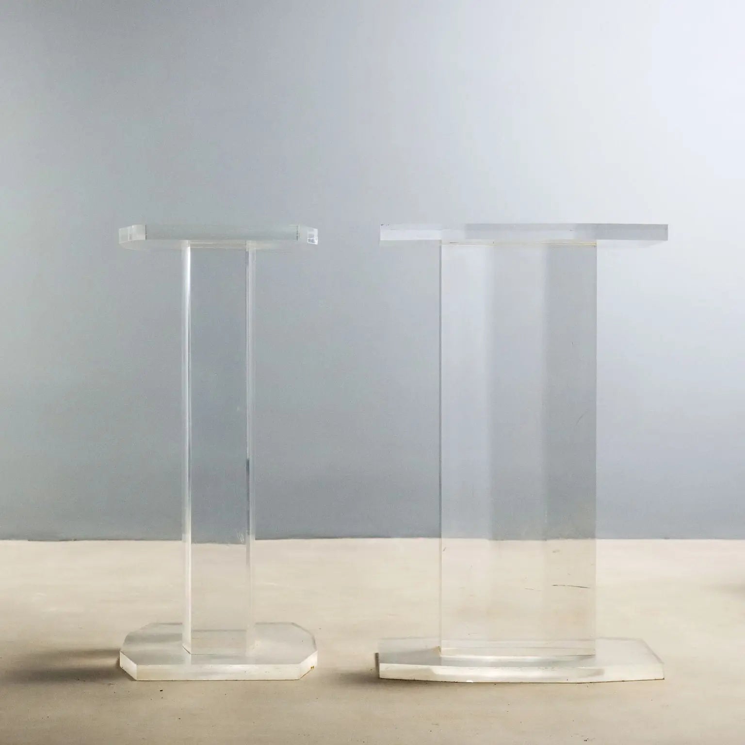 Plexiglas Columns from the 1980s