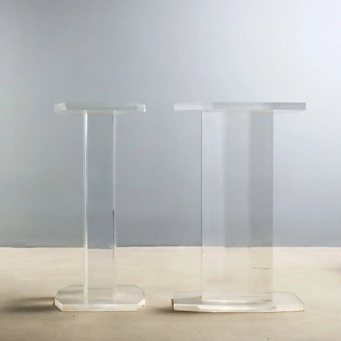 Plexiglas Columns from the 1980s