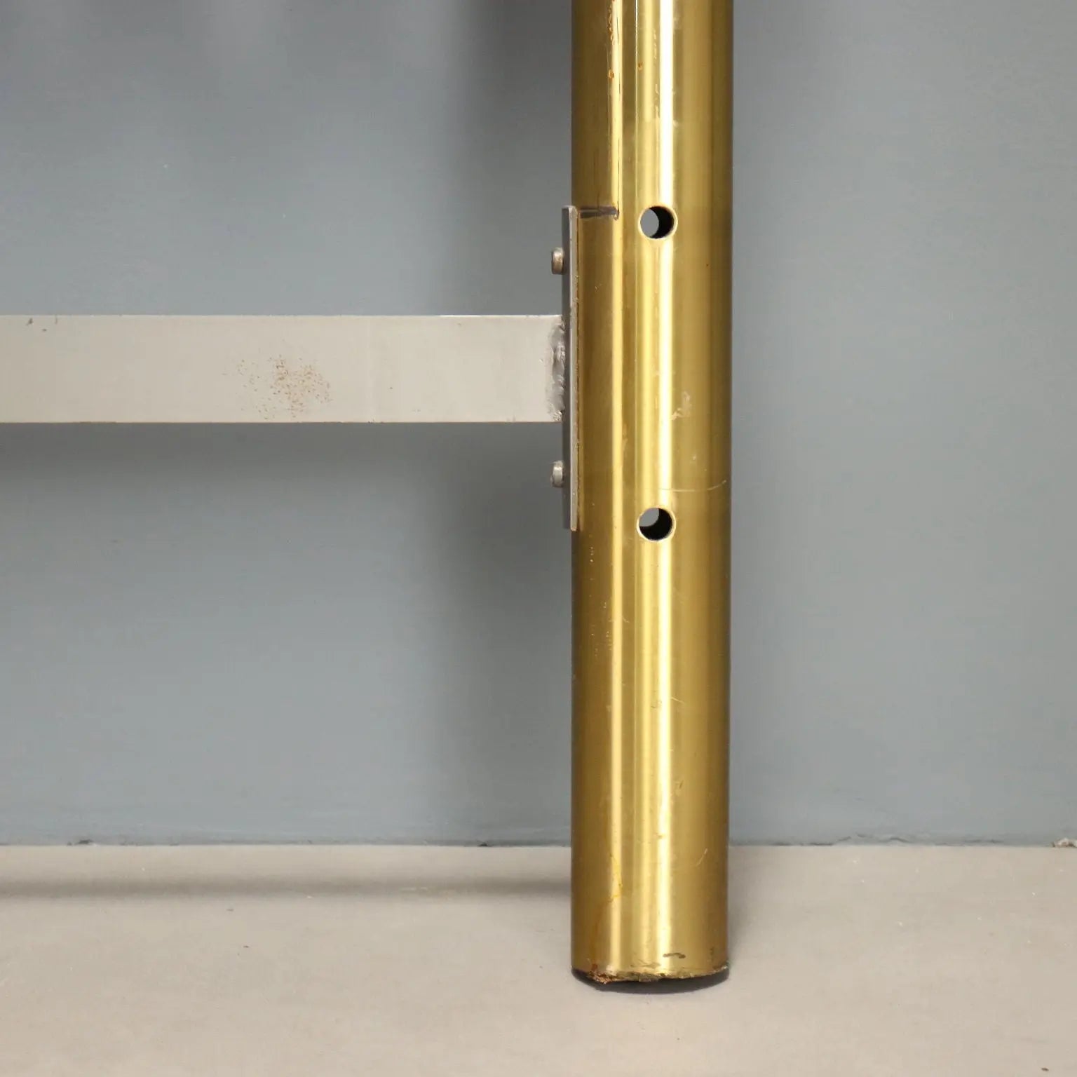 Vintage Headboard Brass Design Italy 1960s-1970s