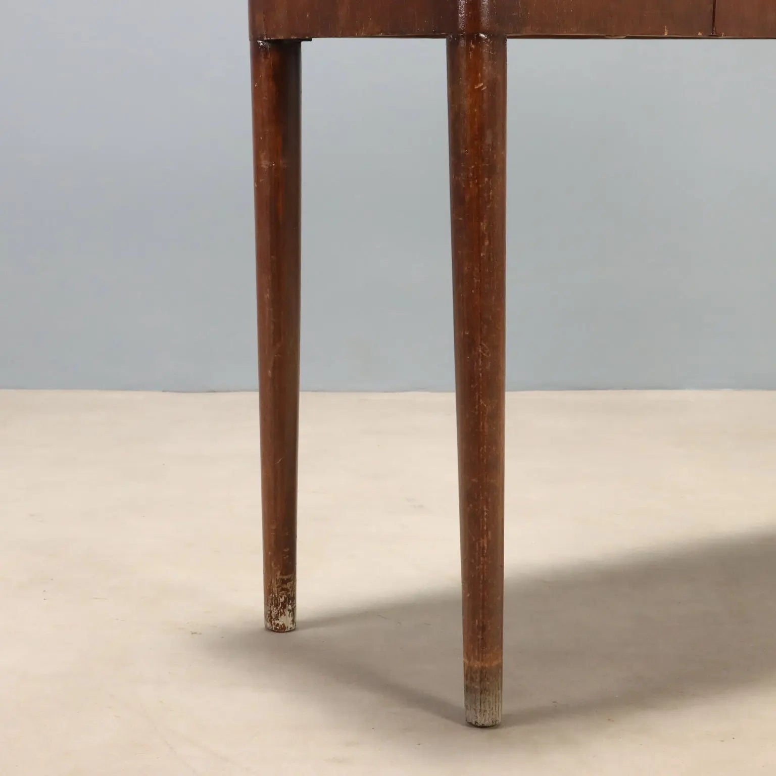 Vintage Console Wood Minimalist Design Italy 1950s