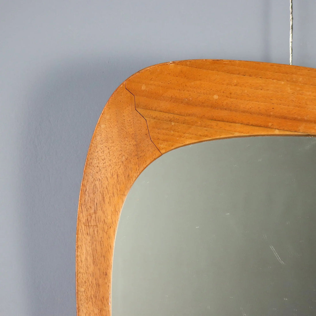 Vintage Mirror Vittsjömöbel Design Östen Kristiansson Sweden 1960s