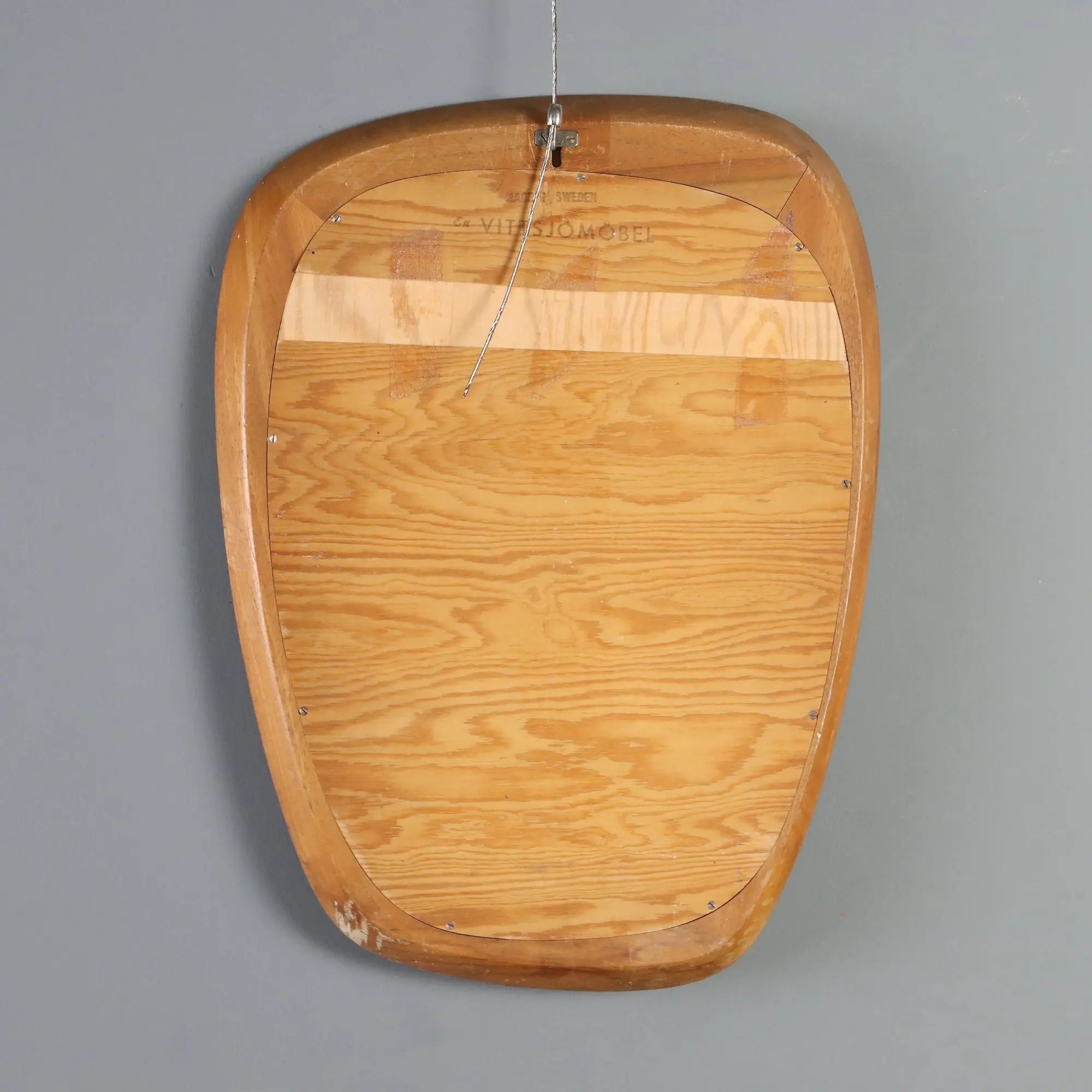 Vintage Mirror Vittsjömöbel Design Östen Kristiansson Sweden 1960s