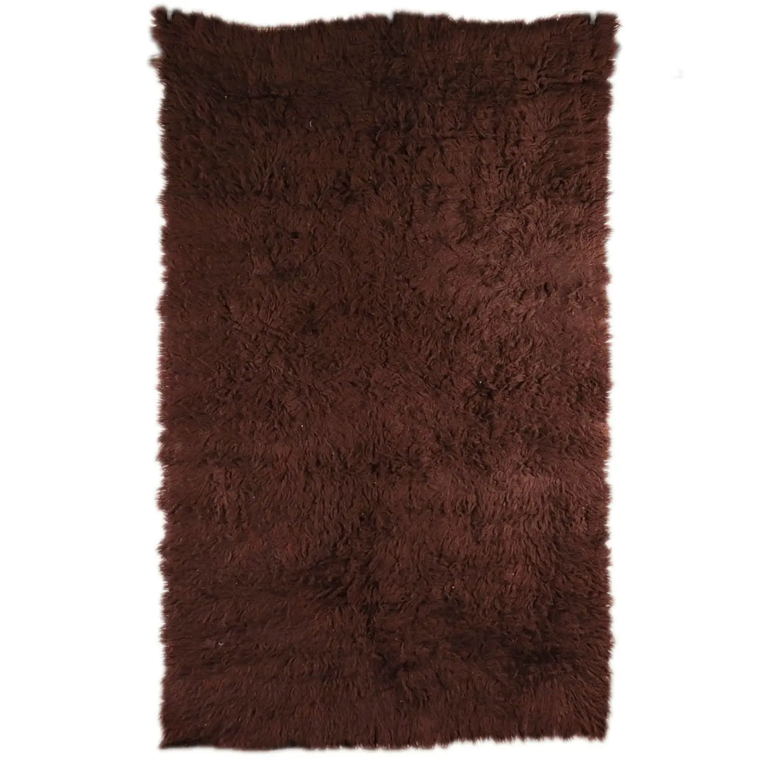 Vintage Shaggy Wool Rug, 1970s/1980s