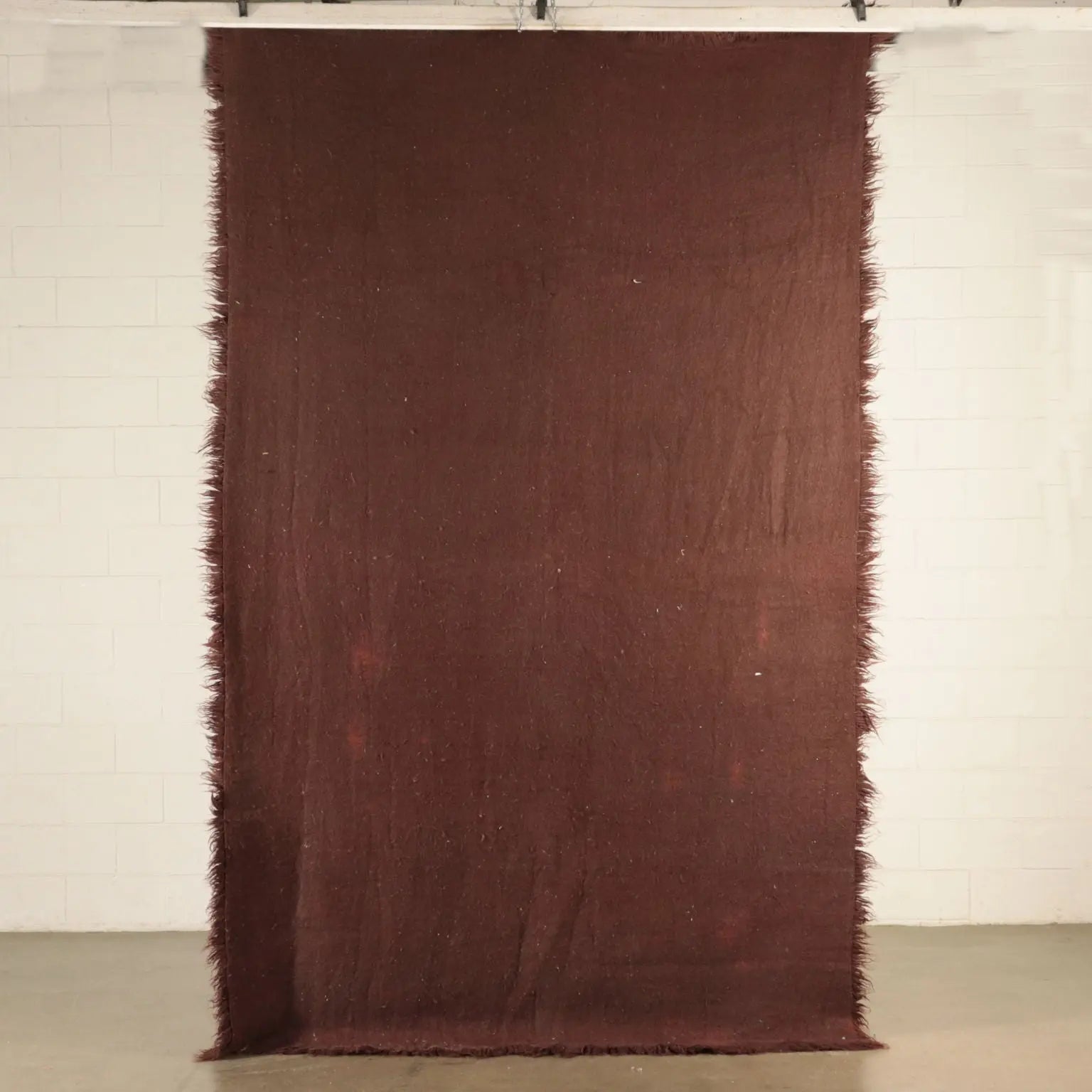 Vintage Shaggy Wool Rug, 1970s/1980s